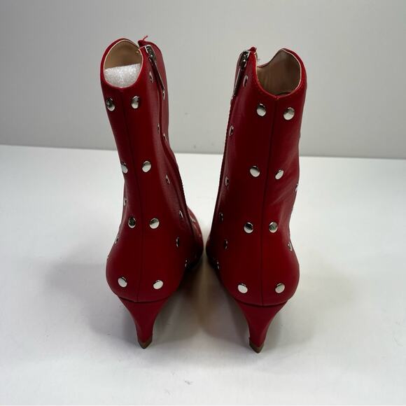 New York & Company Krissette Dress boots red silver - 7 - Picture 6 of 11
